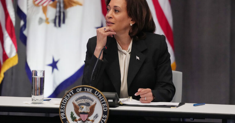 Harris to Announce Steps to Curb Dangers of A.I.