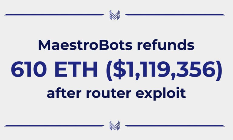 Maestro Buying and selling Bot Refunds 610 ETH to Customers Following Router Exploit