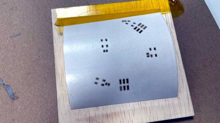 Making A Solder Paste Stencil From What You Have On Hand