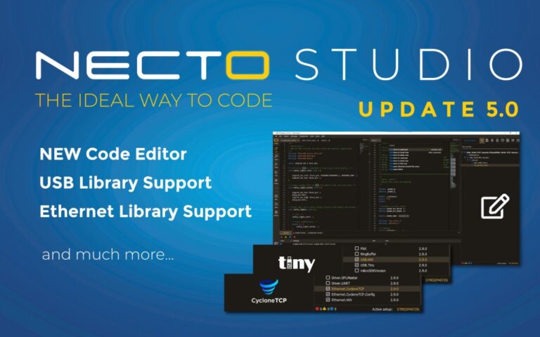 NECTO Studio 5 Brings a Paradigm Shift in Embedded Programs Improvement