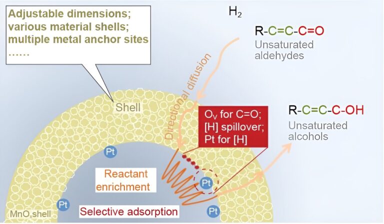 Reactant enrichment of nanoreactors boosts hydrogenation efficiency