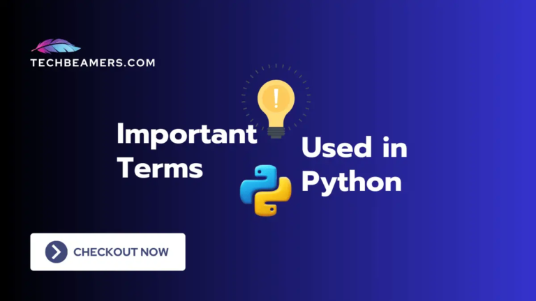 Vital Phrases in Python Programming You Ought to Know