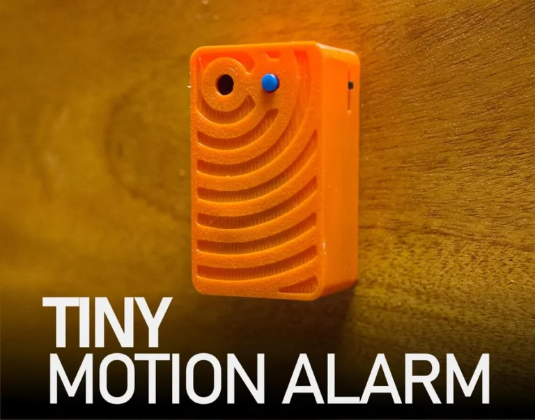 Tiny Movement Detection Alarm « Adafruit Industries – Makers, hackers, artists, designers and engineers!