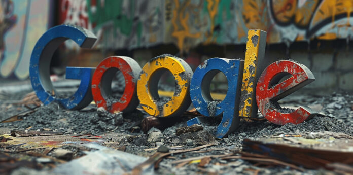 Google Logo Tarnished