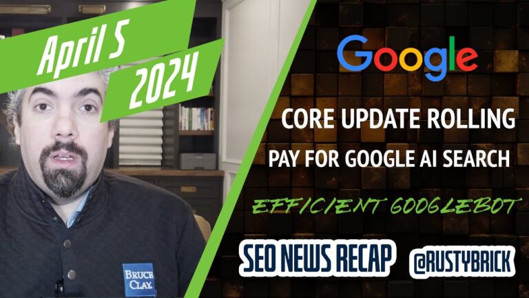 Ongoing Google March Core Replace, Googlebot To Crawl Much less, Pay For Google Search AI & Extra