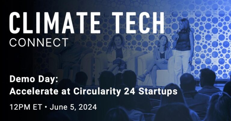 Demo Day: Accelerate at Circularity 24 Startups